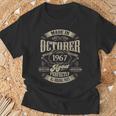 ヴィンテージ還暦伝説 1967年10月 60歳の贈り物 Tシャツ 高齢者への贈り物