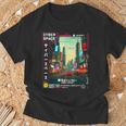 ヴェイパーウェイブ サイバーパンク ストリートウェア 日本のレトロバイブ 90年代 Tシャツ 高齢者への贈り物