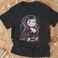 不二子ペコ風 レトロガール Fujiko 日本 アニメ パロディ Tシャツ 高齢者への贈り物