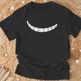不思議の国のアリスに微笑むチェシャ。 Tシャツ 高齢者への贈り物