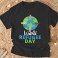 世界難民の日 難民プライド Tシャツ 高齢者への贈り物