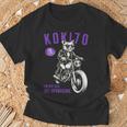 古希祝い バイク好き 猫好き 父 男性 クラシックバイク 70歳 I'm Not Old Just Upgrading Tシャツ 高齢者への贈り物