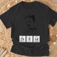 周期表 ニコラ・テスラア Tシャツ 高齢者への贈り物