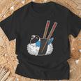 寿司ロール オウム I Kawaii Food I Blue-Masked Lovebird 長袖tシャツ Tシャツ 高齢者への贈り物