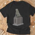 忠犬ハチ公銅像イラストデザイン Tシャツ 高齢者への贈り物