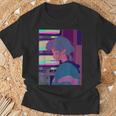悲しい泣き少女 ヴィンテージアニメイラスト 80年代90年代美的 Tシャツ 高齢者への贈り物