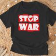戦争なし 反戦 平和のハト Tシャツ 高齢者への贈り物