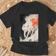 日本 キツネ 妖怪 白狐 幽霊 浮世絵 ヴィンテージ Tシャツ 高齢者への贈り物