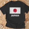 日本の国旗 日本の国旗 Japan Flag Tシャツ 高齢者への贈り物