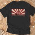 日本の戦艦伊勢旭日旗 Tシャツ 高齢者への贈り物