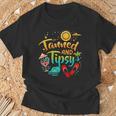 日焼けしてほろ酔い ビーチ 夏休み 面白い Tシャツ 高齢者への贈り物