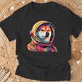 柴犬 面白いtシャツ 犬 宇宙飛行士 かわいい メンズ 子供 おもしろ 服 グッズ ネタ 犬好き Tシャツ 高齢者への贈り物