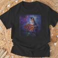 猫 ピザ スクラッチミュージック ダンス クラブ パーティー レコード レーザーシャツ Tシャツ 高齢者への贈り物
