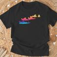 競艇 ボートレース ターン ビンテージ 面白いtシャツ メンズ おもしろ 面白 ネタ 面白グッズ 長袖tシャツ Tシャツ 高齢者への贈り物