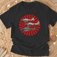第二次世界大戦 戦闘機 A6m2 ゼロ D3a1 ヴァル B5n2 ケイトギフト Tシャツ 高齢者への贈り物