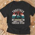 結婚25周年記念 Together 25 Years Forever To Go Tシャツ 高齢者への贈り物