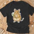 緑の枝を持つデグー Tシャツ 高齢者への贈り物