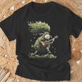 羊の木 ミュージシャン ギター グラフィック 動物 モチーフ 羊 Tシャツ 高齢者への贈り物
