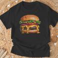 美味しそうなハンバーガー Tシャツ 高齢者への贈り物