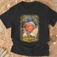 聖ローマ教皇ヨハネ・パウロ2世十字架 カトリック Tシャツ 高齢者への贈り物