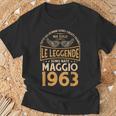 誕生日 男性 ギフト 女性 レジェンド 1963年5月 Tシャツ 高齢者への贈り物