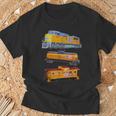 貨物列車 エンジン タンカー 車掌 Tシャツ 高齢者への贈り物