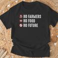 農場トラクター 農場農業 Tシャツ 高齢者への贈り物