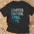 限定版 1970年4月 レトロ ヴィンテージ 1970 Tシャツ 高齢者への贈り物