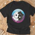 陰陽ウーパールーパー アート グラフィック アニメ ウーパールーパー 恋人 日本語 長袖tシャツ Tシャツ 高齢者への贈り物