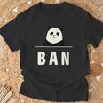 面白い 「Ban」おもしろギャグ-ジョーク 漢字 ばん 文字入り Tシャツ 高齢者への贈り物