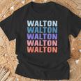 面白いギフト名 Walton 名前入り Tシャツ 高齢者への贈り物