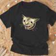 面白い咳き猫のミーム Tシャツ 高齢者への贈り物