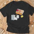 面白い寿司シャツ 日本の刺身 ビール冷蔵庫 Tシャツ 高齢者への贈り物