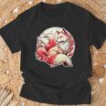 魅惑のキツネマジック：日本の九尾のキツネ編 Tシャツ 高齢者への贈り物