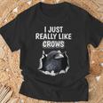 鳥の名言 カラスのような服 カラス Tシャツ 高齢者への贈り物