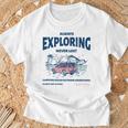 Always Exploring Campfire Ocean Outdoor ビーチライフグラフィック Tシャツ 高齢者への贈り物