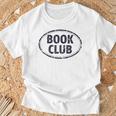 Book Club Oval Logo T-Shirt Gifts for Old Men