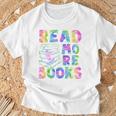 Book Reading Club Tie Dye Book Lovers Librarians T-Shirt Gifts for Old Men