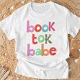 Book Tok Babe Bookish Woman Loves To Read Reading Novels T-Shirt Gifts for Old Men Book Tok Babe Bookish Woman Loves To Read Reading Novels T-Shirt Gifts for Old Men
