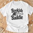Bookish Baddie Reading Vibes Literary Lover T-Shirt Gifts for Old Men