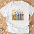Booktrovert Book Reader Book Nerd Book Reading Lover Premium Tri-Blend T-Shirt Gifts for Old Men
