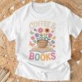 Coffee & Books Lover Wildflowers Boho Aesthetic Premium Tri-Blend T-Shirt Gifts for Old Men Coffee & Books Lover Wildflowers Boho Aesthetic Premium Tri-Blend T-Shirt Gifts for Old Men