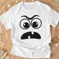 Creepy Face Carrot Halloween Book Character Costume T-Shirt Gifts for Old Men