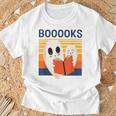 Cute Ghost Book Reading Halloween Teacher Puns Booooks Men Women Kids T-Shirt Gifts for Old Men Cute Ghost Book Reading Halloween Teacher Puns Booooks Men Women Kids T-Shirt Gifts for Old Men