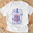 Dark Romance Reader Retro 90s Style Bookish Spicy Book Lover T-Shirt Gifts for Old Men