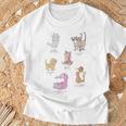 Disney Mickey And Friends Cat Names And Breeds Textbook T-Shirt Gifts for Old Men