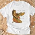 Égypte Hiéroglyphe Déesse Isis De Laie Et De La Mort T-Shirt Cadeaux pour les vieillards