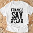 Frankieay Relax 太字フォントシャツ Tシャツ 高齢者への贈り物