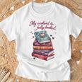 My Weekend Is Fully Booked Reading Quote Book Lover Humor T-Shirt Gifts for Old Men