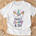 Happy 6Th Birthdayweetassy Andix Unicorn 6歳 Tシャツ 高齢者への贈り物
